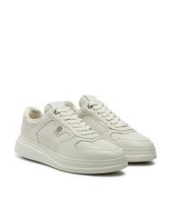 TOMMY HILFIGER LUX POINTY COURT  Sneakers in pelle ancient white - Scarpe Donna - 1