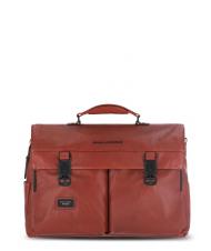 PIQUADRO CAMPIONARIO - HARPER Cartella porta PC 15,6", in pelle CUOIO - Cartelle Lavoro - 1