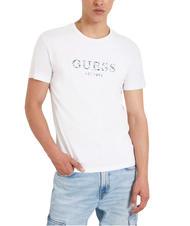 GUESS SS CN IRIDESCENT T-shirt in cotone stretch - T-shirt Uomo