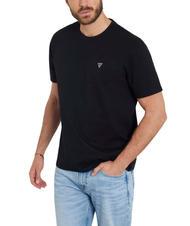 GUESS PATCH T-shirt in cotone jetbla - T-shirt Uomo - 1