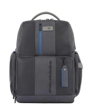 PIQUADRO URBAN FAST-CHECK Zaino in pelle porta PC 15,6" - Zaini da lavoro porta PC