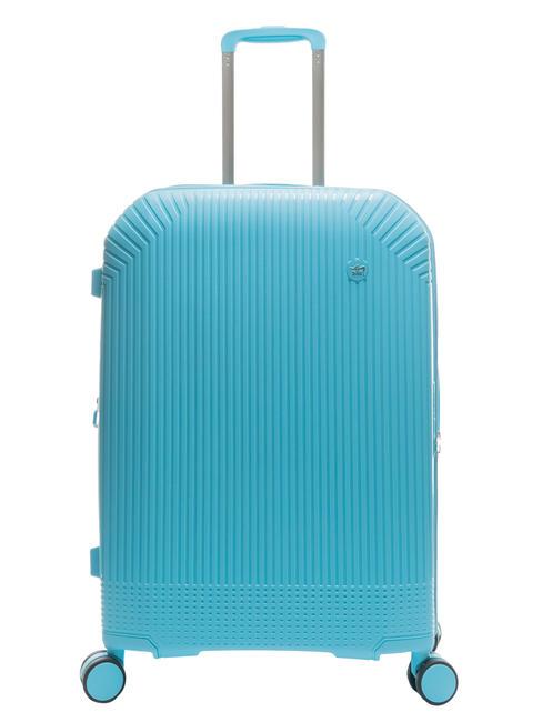 LESAC LIGHT POP 1 Trolley medio espandibile water blue - Trolley Rigidi