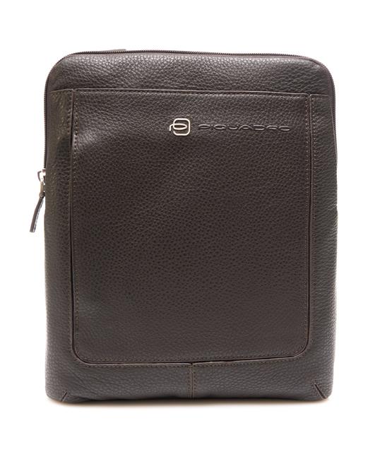 PIQUADRO Borsello VIBE Out, porta tablet 9,7" MORO - Tracolle Uomo