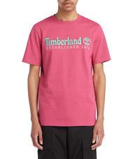 TIMBERLAND ESTABILISHED 1973 T-shirt in cotone vivacious wb - T-shirt Uomo - 1
