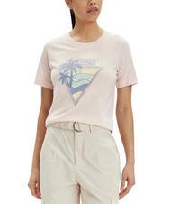 GUESS BEACH TRIANGLE T-shirt in cotone - T-shirt e Top Donna