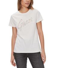 GUESS LACE T-shirt in cotone - T-shirt e Top Donna