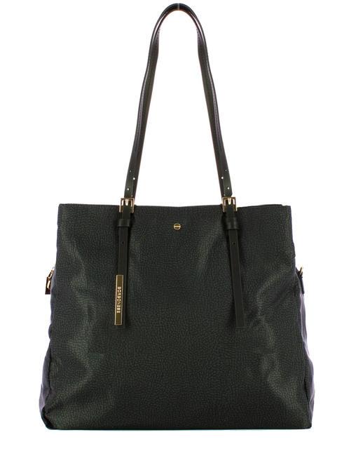 BORBONESE L'ECOLE NYLON  Borsa a spalla, con tracolla dark black - Borse Donna