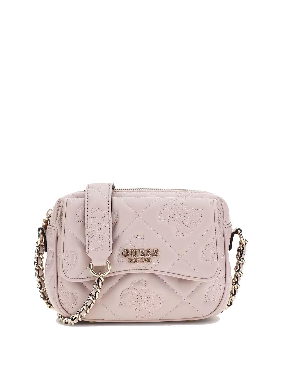 Guess Borsa Per Tablet 10" In Pelle PU Trapuntata - Colore Rosa - Dimensioni 27x20x5 Cm - 3