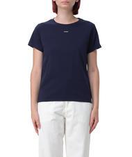 Pinko T-Shirt Basica In Jersey Di Cotone Donna - Con Logo