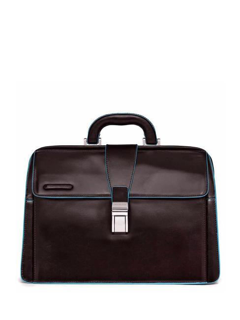 PIQUADRO BLUE SQUARE  Doctor Bag in pelle mogano - Cartelle Lavoro
