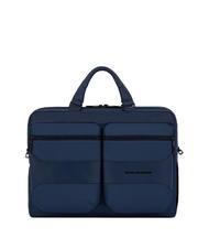 PIQUADRO CAMPIONARIO - GIO Cartella in pelle e tessuto porta pc 15.6" - Cartelle Lavoro