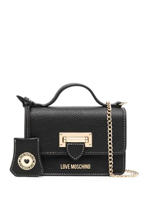 LOVE MOSCHINO CLICK  Micro Bag a mano, con tracolla Nero - Borse Donna