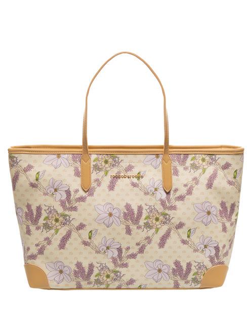 ROCCOBAROCCO FLOWER MARKET Shopper a spalla off white - Borse Donna