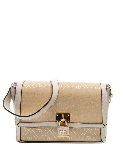 ROCCOBAROCCO FRIDA Borsa a spalla, con tracolla off white - Borse Donna