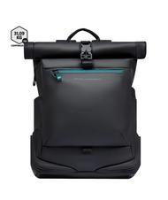 PIQUADRO CORNER SPECIALE GOMMATO Zaino roll-top porta pc 15.6" Nero - Zaini da lavoro porta PC - 1