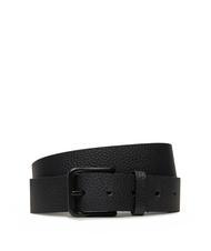 CALVIN KLEIN CK JEANS CLASSIC  Cintura in pelle black/black - Cinture - 1