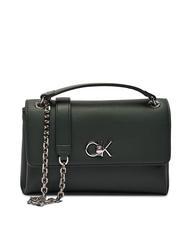 CALVIN KLEIN RE-LOCK  Borsetta a spalla / a tracolla palm green - Borse Donna - 1