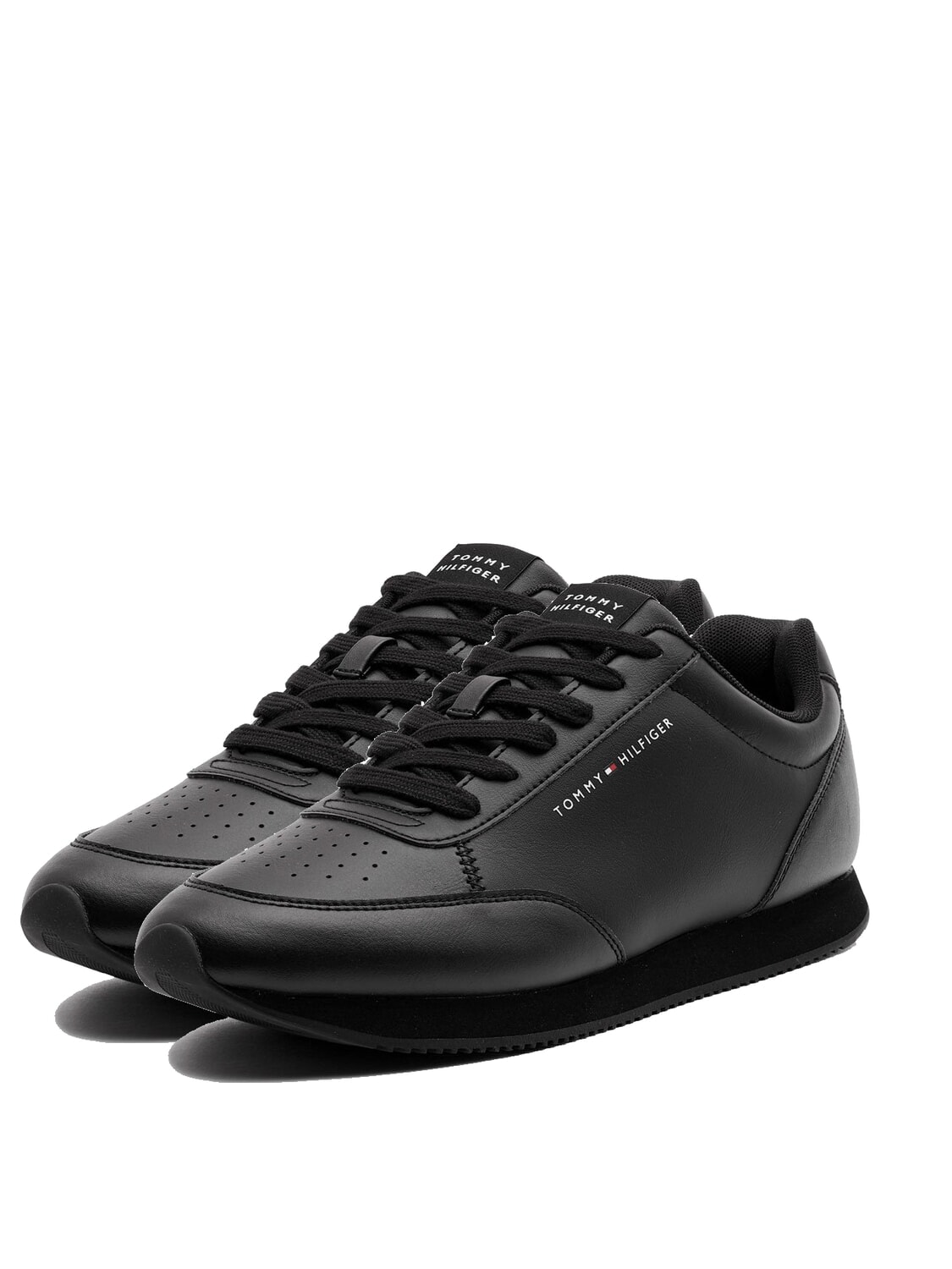 Tommy Hilfiger Runner Mix Sneakers Basse Nero Acquista A Prezzi