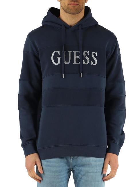 Felpa GUESS Donna Con Cappuccio E Logo - Nero, Taglia S - Foto 6
