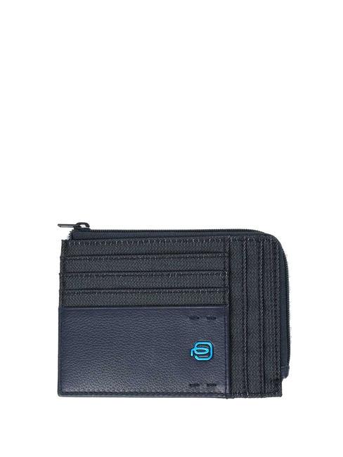 PIQUADRO Portacard P16 CHEVRON BLU - Portafogli Uomo