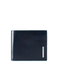 PIQUADRO BLUE SQUARE Portafoglio in pelle blu - Portafogli Uomo - 1