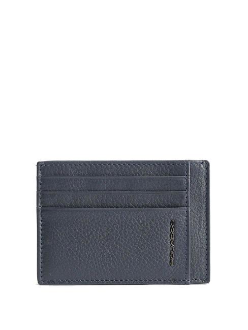 PIQUADRO MODUS SPECIAL  Portacard in pelle blu - Portafogli Uomo
