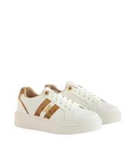 ALVIERO MARTINI PRIMA CLASSE GEO METALLIC LOGO Sneakers platform bianco - Scarpe Donna - 1