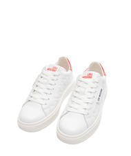LOVE MOSCHINO BOLD 40 Sneakers in pelle bianco/lacca - Scarpe Donna - 1