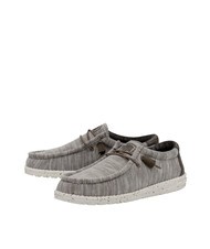 HEY DUDE WALLY STRETCH MIX Mocassini calzata easy-on limestone - Scarpe Uomo - 1