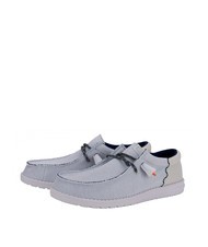 HEY DUDE WALLY FUNK OPEN MESH Mocassini easy-on in tessuto mesh white/white - Scarpe Uomo - 1