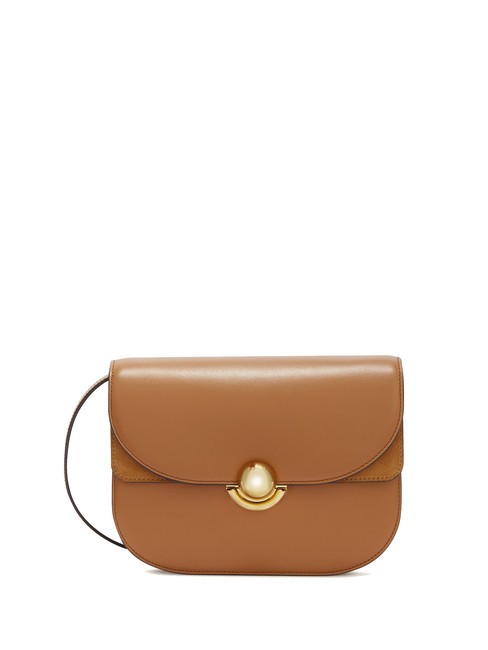 FURLA SFERA Borsa in pelle con flap a tracolla brandy - Borse Donna