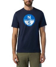 NORTH SAILS BASIC T-shirt in cotone stampa logo - T-shirt Uomo