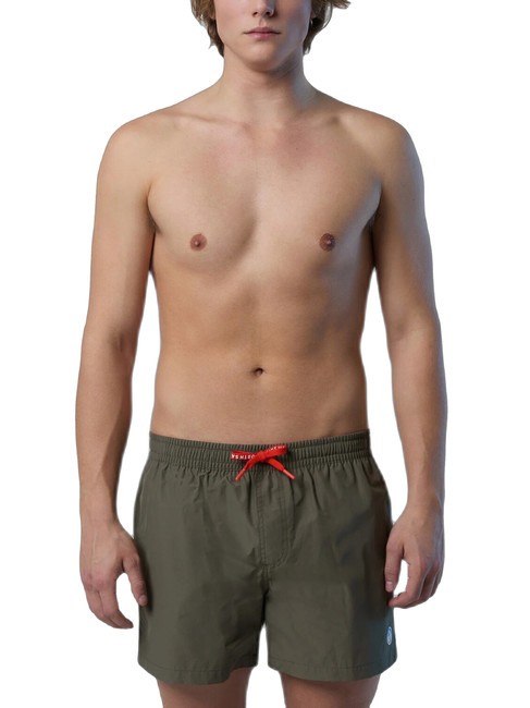 NORTH SAILS VOLLEY Costume boxer con logo dusty olive - Costumi da bagno Uomo