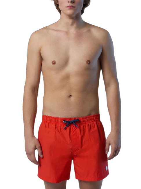 NORTH SAILS VOLLEY Costume boxer con logo bright orange - Costumi da bagno Uomo