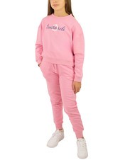 TRUSSARDI FLESHI Tuta felpa e pantalone beconia pink - Tute bambini - 1