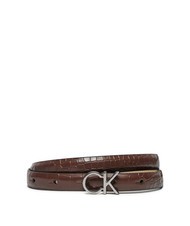 CALVIN KLEIN DAILY Cintura in pelle cioccolate lab croco - Cinture - 1