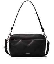 CALVIN KLEIN DIAMOND QUILT  Mini Bag a spalla, con tracolla ck black - Borse Donna - 1