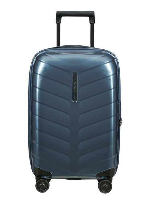 SAMSONITE ATTRIX Trolley cabin slim espandibile steel blue - Bagagli a mano