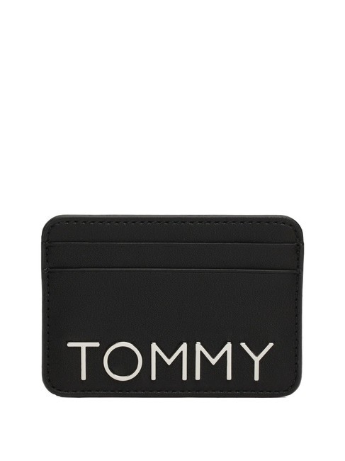TOMMY HILFIGER TOMMY JEANS CITY BOLD Portacard piatto black - Portafogli Donna