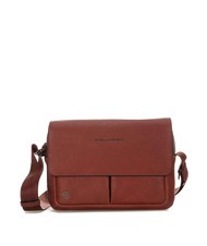 PIQUADRO CAMPIONARIO - BLACK SQUARE Messenger in pelle - Cartelle Lavoro