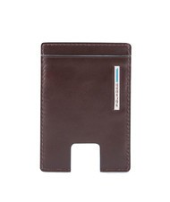 PIQUADRO CAMPIONARIO - BLUE SQUARE  Portacard piatto in pelle - Portafogli Uomo