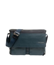 PIQUADRO CAMPIONARIO - CARY Messenger in pelle, porta pc 13" - Cartelle Lavoro