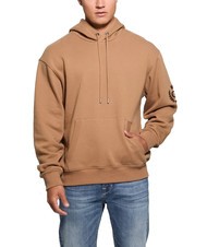 GUESS CHENILLE  Felpa con cappuccio coconut latte - Felpe Uomo - 1