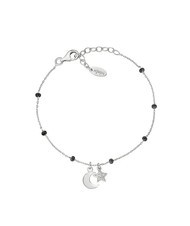 AMEN CANDY CHARM Bracciale in argento stella luna - Bracciali Donna