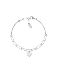 AMEN ELEMENTI Bracciale con catena e cuore - Bracciali Donna