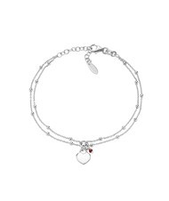 AMEN AMORE Bracciale in argento charm cuore - Bracciali Donna