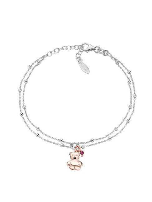 AMEN AMORE Bracciale in argento charm orsetto rodio/rosè - Bracciali Donna
