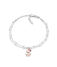 AMEN AMORE Bracciale in argento charm orsetto - Bracciali Donna