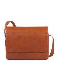 PIQUADRO CAMPIONARIO - BLACK SQUARE Messenger in pelle porta pc 14" - Cartelle Lavoro