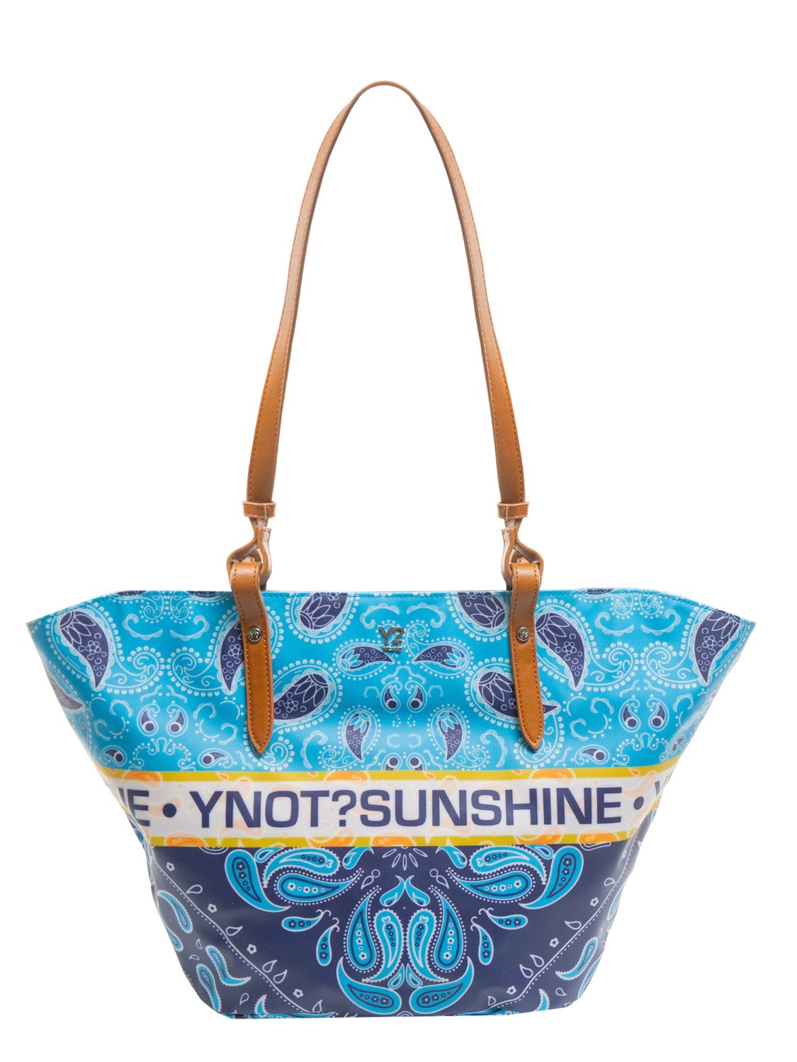 Ynot Bandanas Borsa Shopping Media Da Mare Blue Acquista A